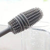 Silicone Milk Bottle Brush Cup Scrubber Glass Cleaner Kitchen Cleaning Tool Long Handle Drink Bottle Glass Cup Cleaning Brush