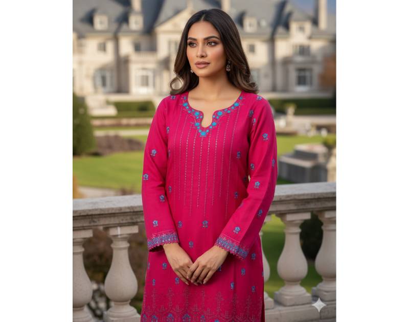 Pure Cotton Embroidery Work Aganur 1-Piece Dress. Factory Price - Save $25