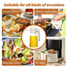 2in1 Kitchen Spray Oil Dispenser Oil Sprayer Polisher or Oil Brush for Air Fryer Salad Grilling Roasting Cooking Kitchen Acceeso