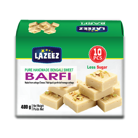 Lazeez Barfi 10pcs 400g