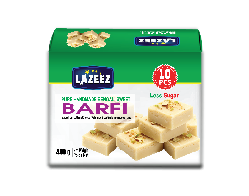 Lazeez Barfi 10pcs 400g