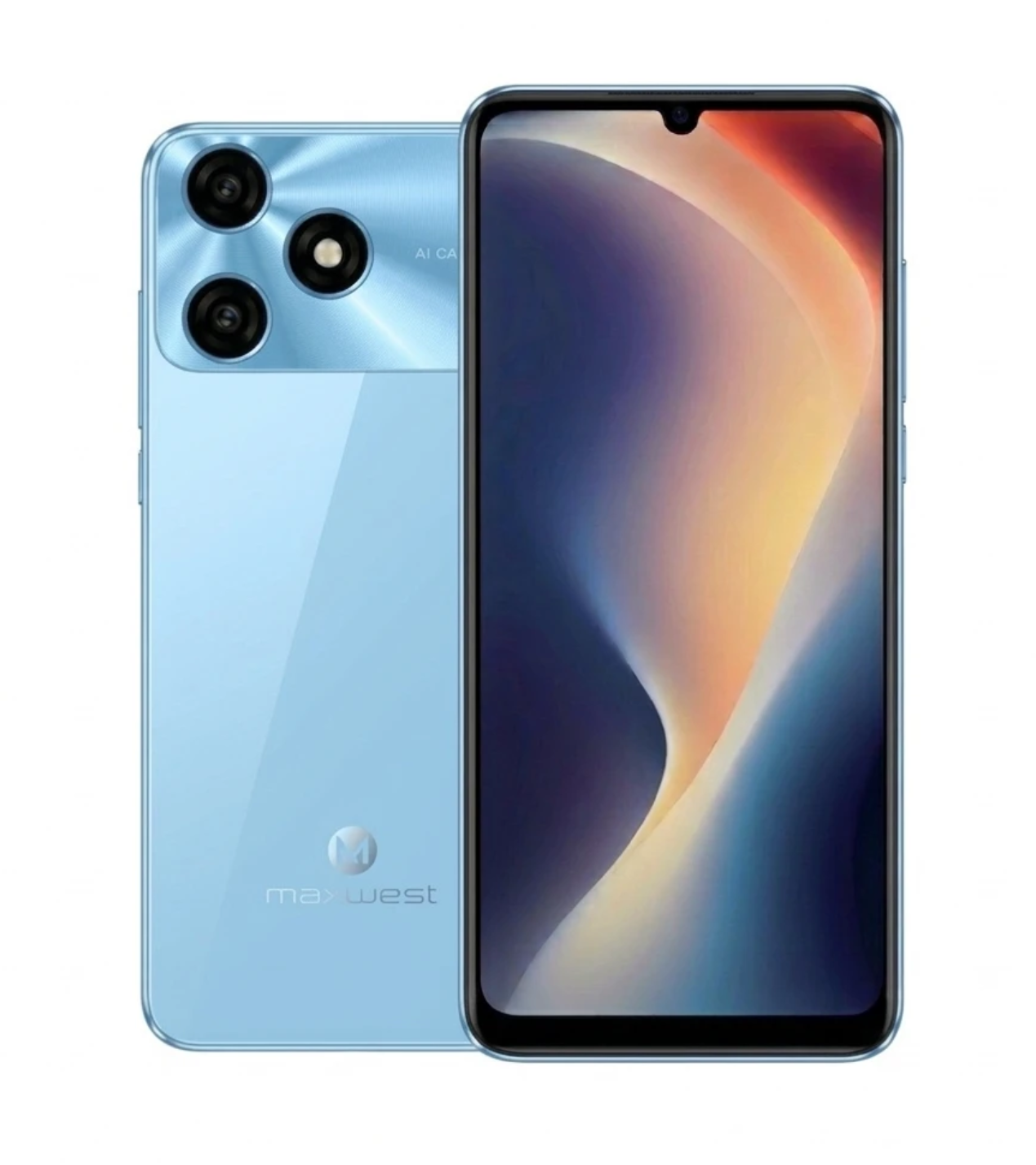 Maxwest Nitro N67 3GB RAM 32GB Storage – Light Blue | Unlocked
