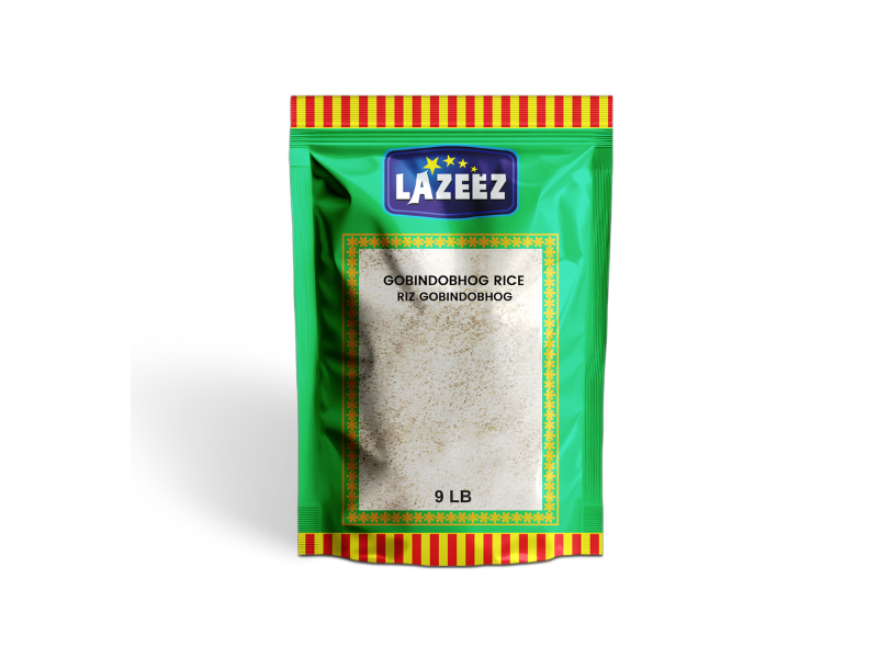 Lazeez Gobindobhog Rice 9LB. Factory Price