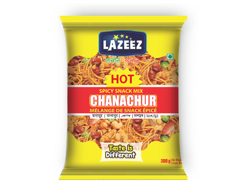 Lazeez Hot Chanachur (Jhal - Spicy) 300g