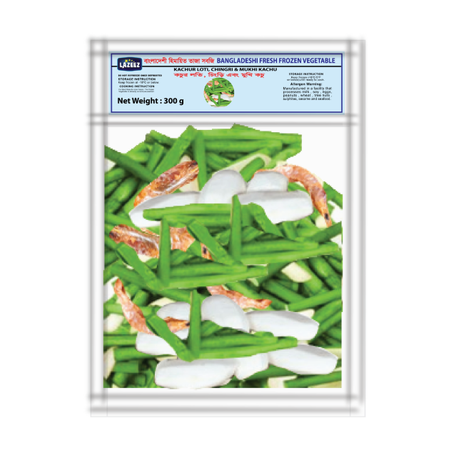 Lazeez Kachur Loti, Chingri, Mukhii 300g. Factory Price