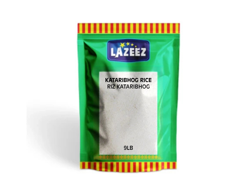 Lazeez Kataribhog Rice 9LB. Factory Price