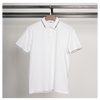 Richman White Color Solid Half Sleeve Polo Shirt