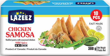 Chicken Samosa 40g (Halal). Product of Canada. Save $15