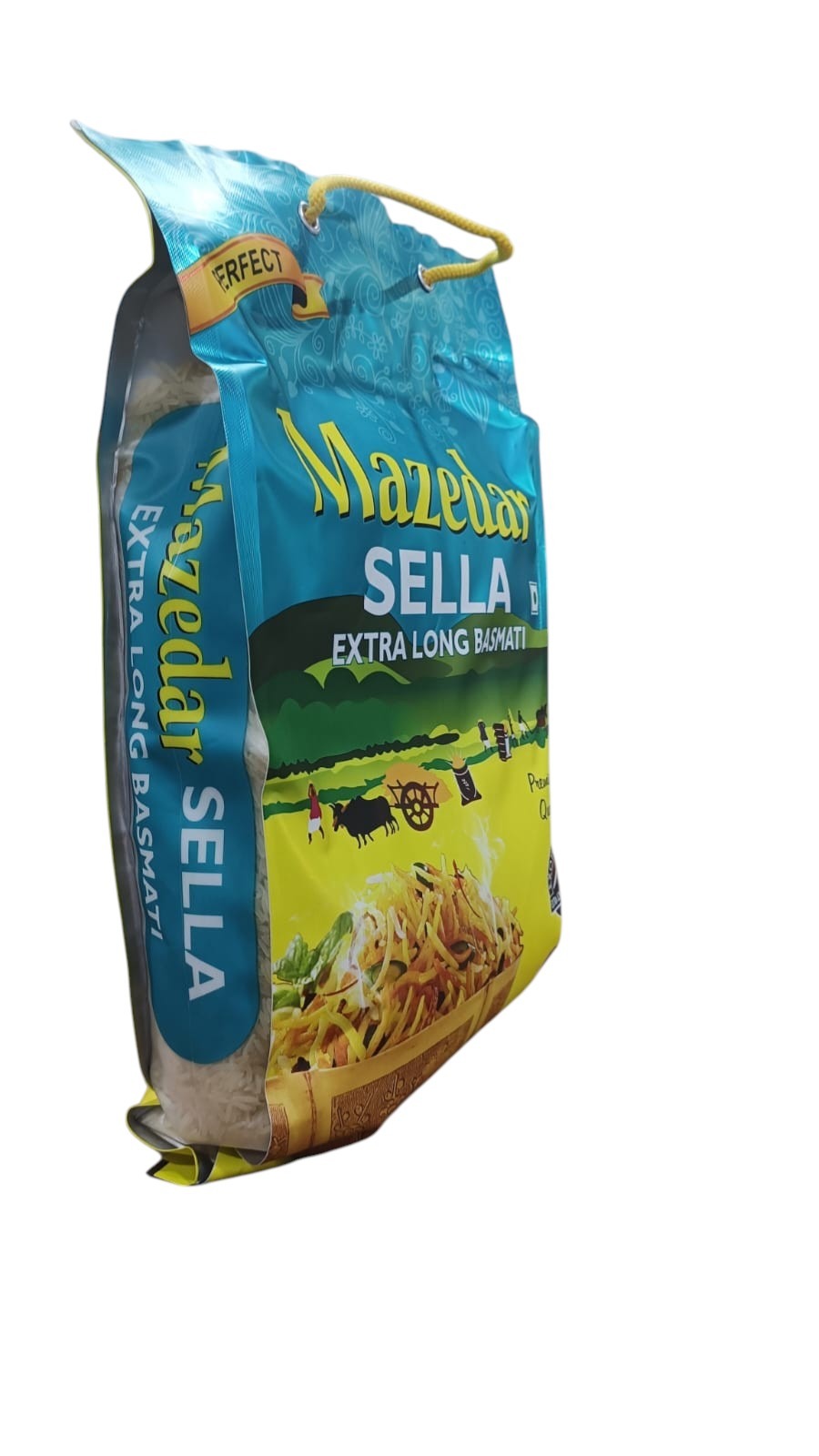 MAZEDAR Golden Sella Basmati Rice 10Lbs.