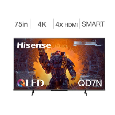 Hisense 75" Class - QD7N Series - 4K UHD QLED TV