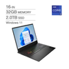 HP OMEN Transcend 16-in OLED Gaming Laptop, Intel Core i9-14900HX - 32GB RAM, 2TB SSD, 8GB NVIDIA GeForce RTX 4070