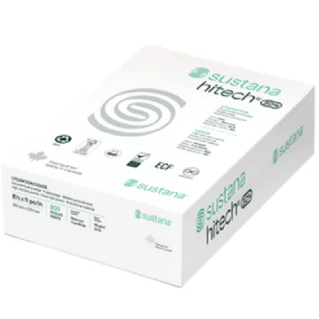 Sustana Hitech Printer Paper, Letter, 8.5 in × 11 in., 96 Bright, 24 lb.