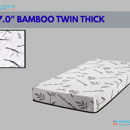 7.0" Bamboo Twin Thick