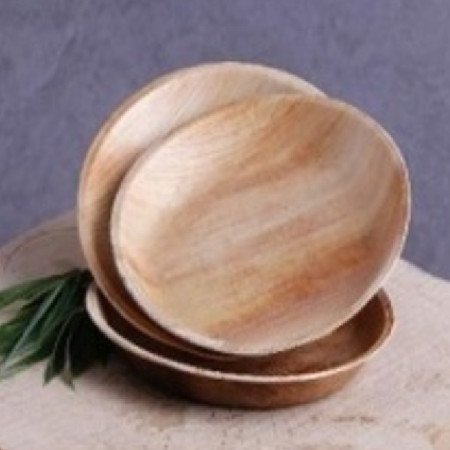 Round Eco-friendly Disposable Areca Leaf Plate