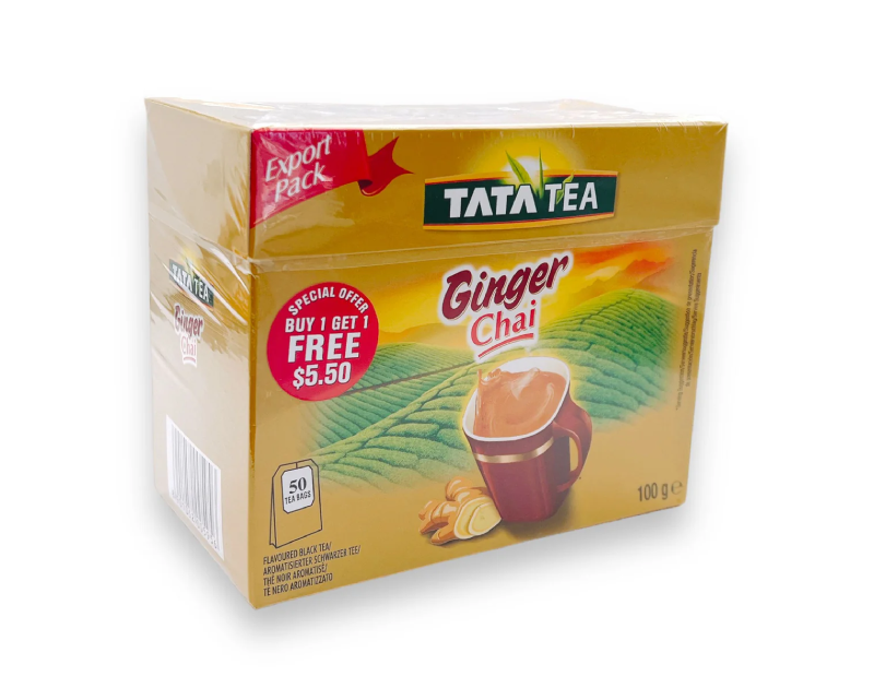 Tata Tea Ginger Box 50pcs 100g