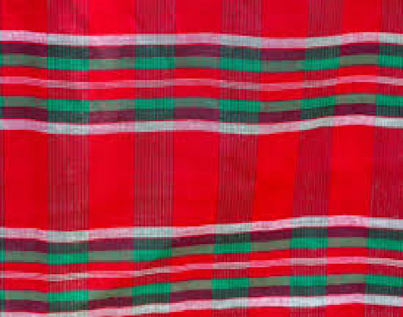 Red & White Check Gamsa