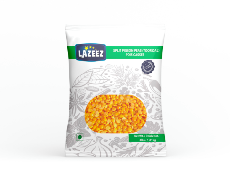 Lazeez Split Pigeon Peas 4LB
