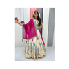 Beautiful Shimmer Embroidery Work  Lehenga Choli & Rangoli Embroidery Dupatta for Women