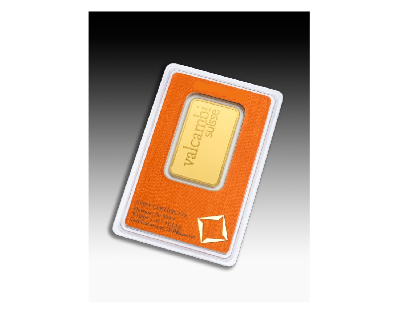 Gold 1 oz Valcambi Suisse Bar