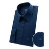 Jacquard formal shirt (Blue)