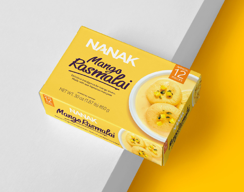 Nanak Frozen Mango Ras Malai 850g