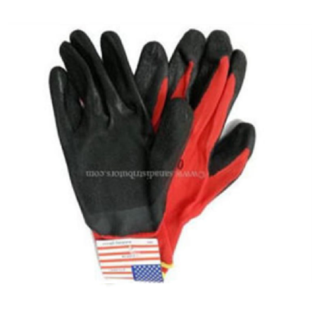 Work Gloves Blk Rubber 1pair