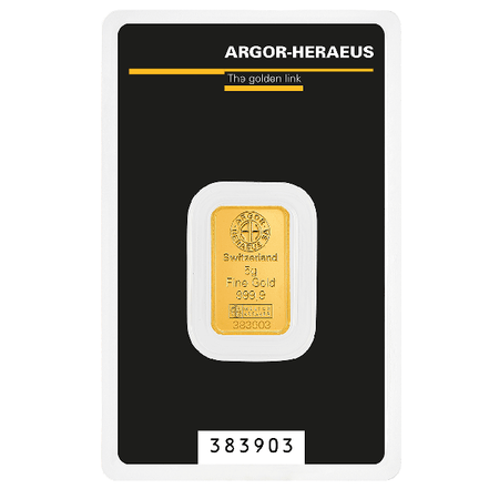 5 Gram Argor Heraeus Swiss Bar