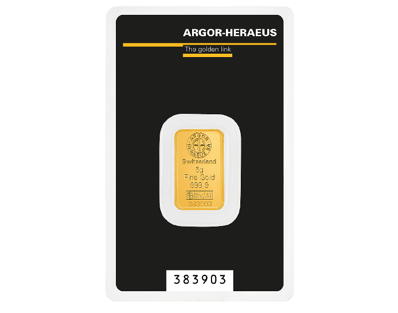 5 Gram Argor Heraeus Swiss Bar