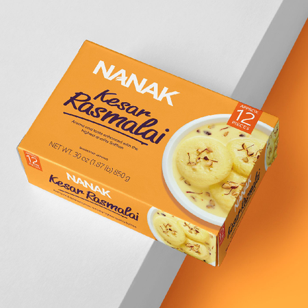 Nanak Frozen Kesar Ras Malai 850g