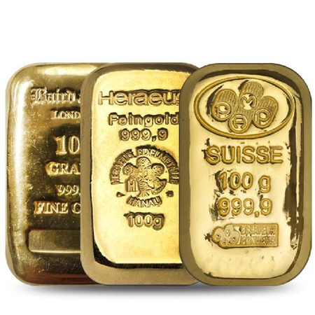 100 Gram Gold Bar