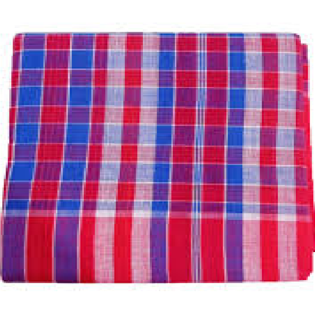 Red & Blue Check Gamsa
