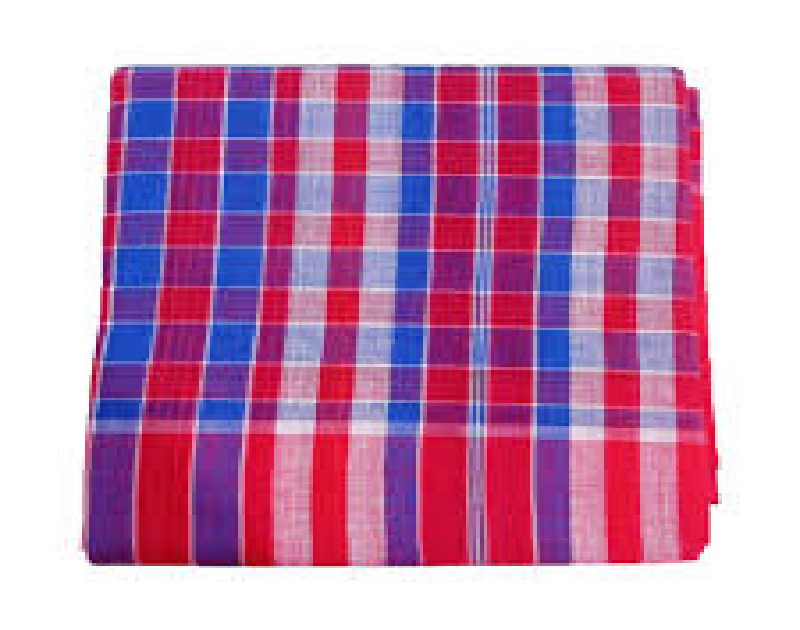 Red & Blue Check Gamsa
