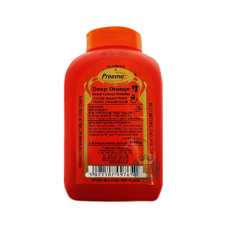 Preema Deep Orange Food Colour 20 X 400g