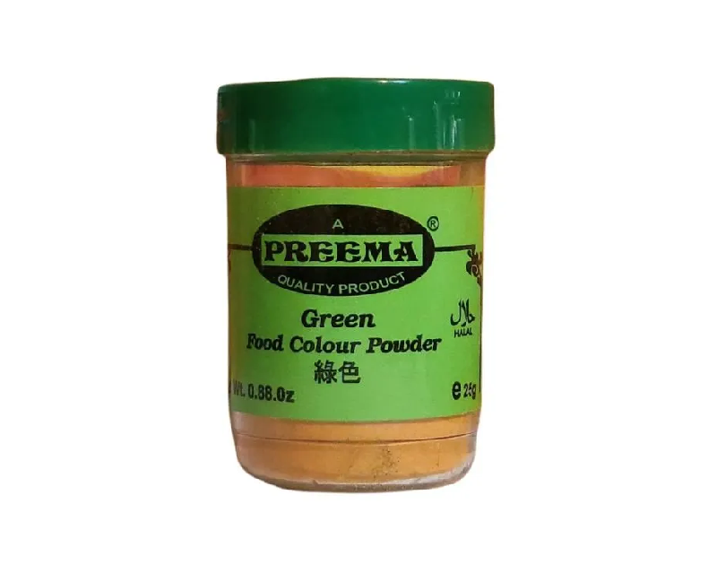Preema Green Food Colour 12 X 25g