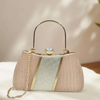 Latest stylist silver clutch for girl and  women - Party wear Clutch - Bridal Clutch