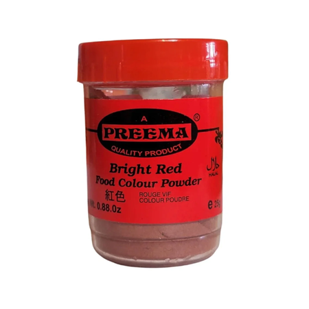 Preema Red Food Colour 12 X 25g