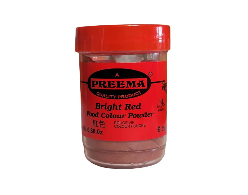 Preema Red Food Colour 12 X 25g