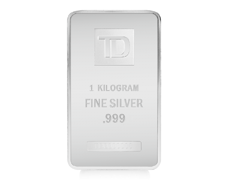 1kg TD Silver Bar