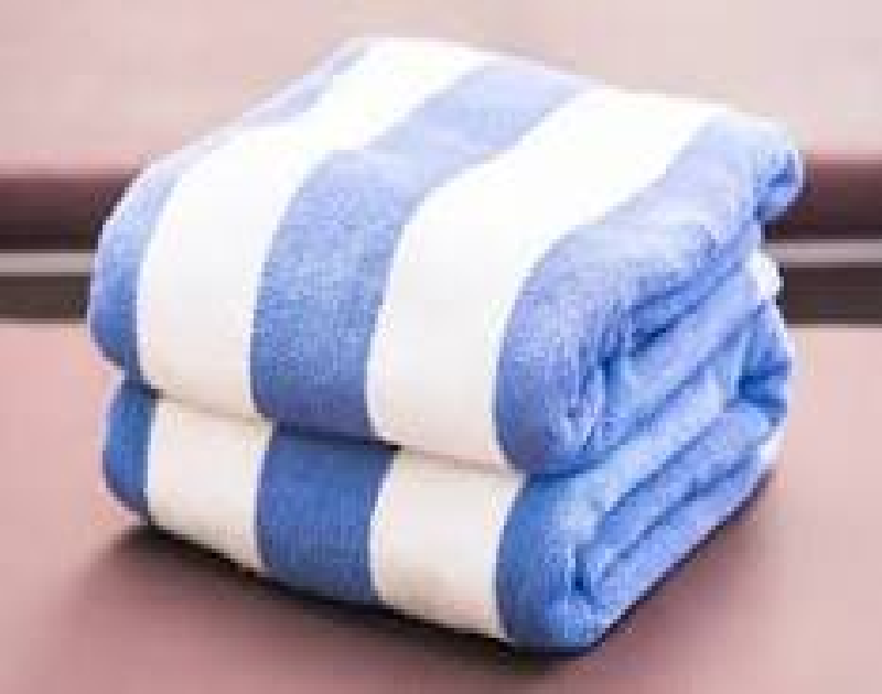 Blue & White Stripe Towel