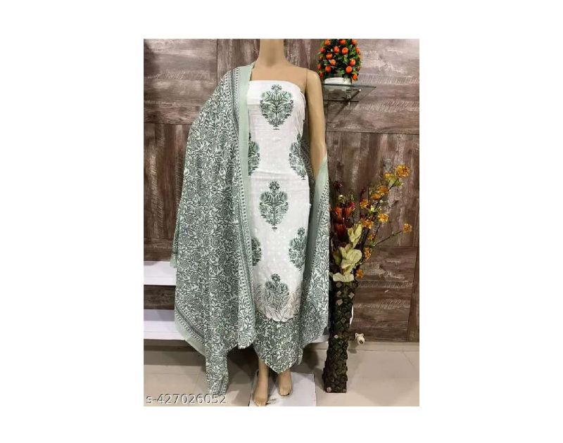 Cotton Unstitched Salwar Suit Material -  Dress Material Office Wear & Daily Wear