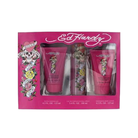 Ed Hardy Love Kills Slowly gift set Eau De Parfum 50ml