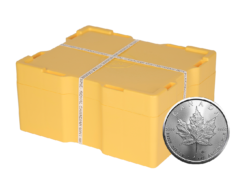 1 oz Silver Maple Leaf (Monster Box)