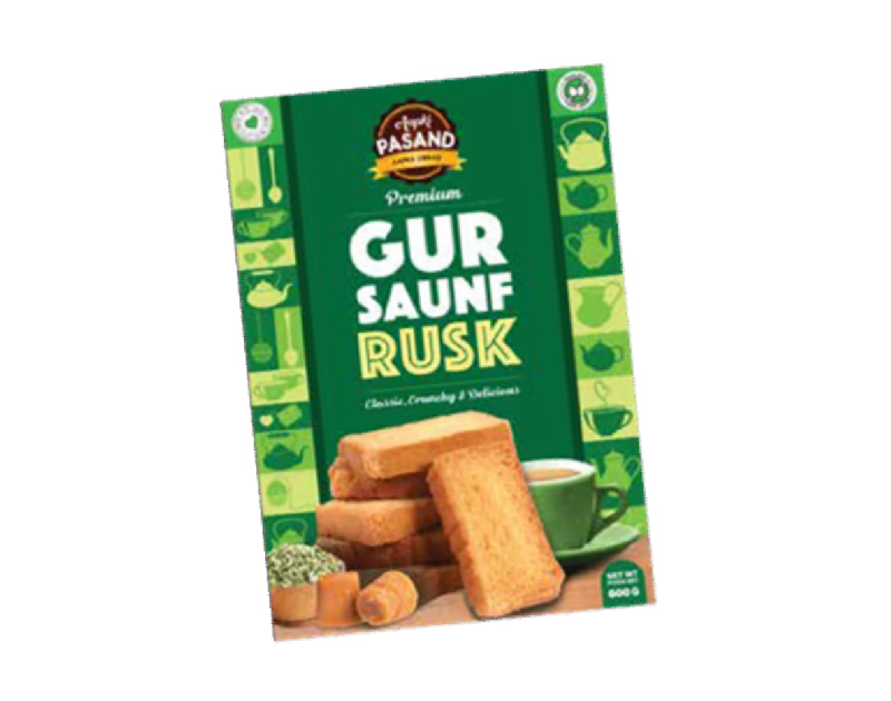 Aapki Pasand Gur and Saunf Rusk 600g