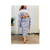 Slate Blue Ikkat Cotton Suit