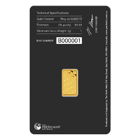 1 Gram Gold Perth Mint Bar