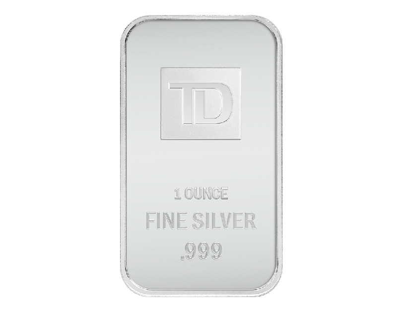 1 oz TD Silver Bar