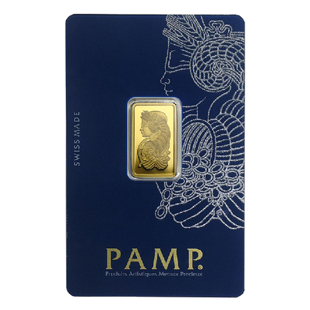 5 Gram Gold Pamp Suisse Bar