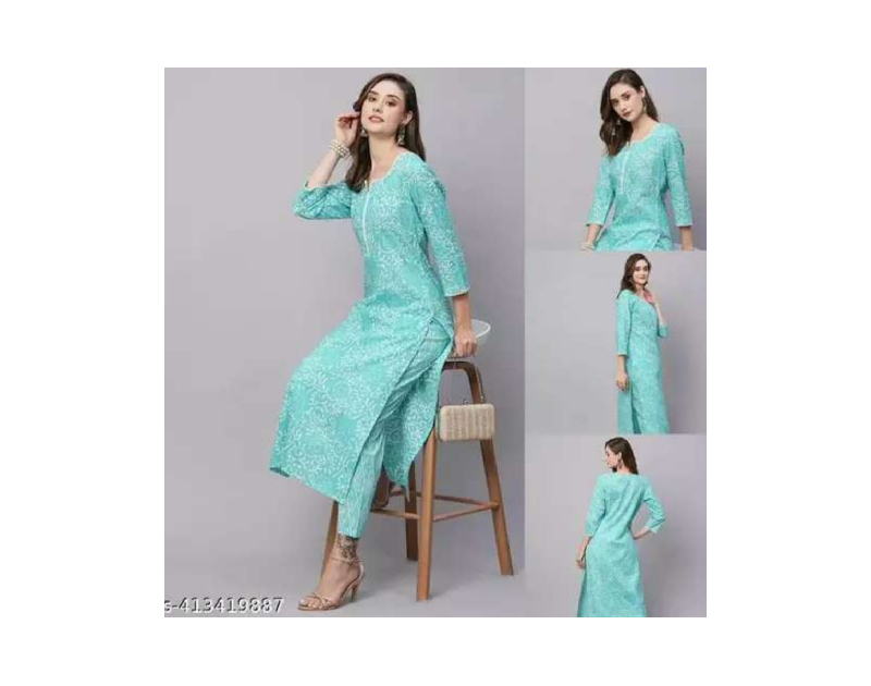 Aagam Drishya Kurtis