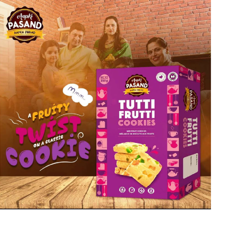 Aapki Pasand Tutti Frutti Cookies 350g