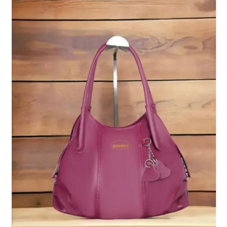 Trendy Grey PU Leather Hobo Bag Spacious  and Stylish for Women